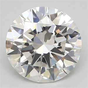 Picture of Natural Diamond 0.90 Carats, Round with Excellent Cut, H Color, VVS1 Clarity and Certified by GIA