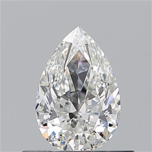 Picture of Natural Diamond 0.50 Carats, Pear with  Cut, H Color, VVS2 Clarity and Certified by GIA