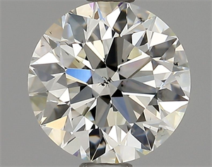 Picture of Natural Diamond 0.80 Carats, Round with Excellent Cut, J Color, SI1 Clarity and Certified by GIA