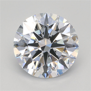 Picture of Lab Grown Diamond 4.02 Carats, Round with Ideal Cut, F Color, VVS2 Clarity and Certified by IGI