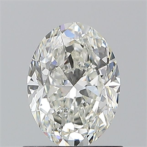 Picture of Natural Diamond 0.90 Carats, Oval with  Cut, H Color, VS2 Clarity and Certified by GIA
