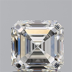 Picture of Natural Diamond 1.50 Carats, Asscher with  Cut, J Color, VVS2 Clarity and Certified by GIA