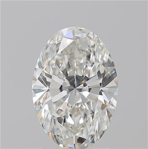 Picture of Natural Diamond 2.03 Carats, Oval with  Cut, H Color, SI1 Clarity and Certified by GIA