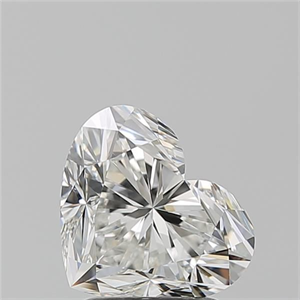 Picture of Natural Diamond 2.01 Carats, Heart with  Cut, H Color, VS2 Clarity and Certified by GIA