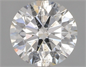 Natural Diamond 0.71 Carats, Round with Excellent Cut, G Color, I1 Clarity and Certified by GIA