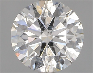 Picture of Natural Diamond 0.71 Carats, Round with Excellent Cut, G Color, I1 Clarity and Certified by GIA