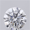 Lab Grown Diamond 1.00 Carats, Round with Ideal Cut, D Color, VS1 Clarity and Certified by IGI
