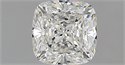 Natural Diamond 0.76 Carats, Cushion with  Cut, H Color, VVS1 Clarity and Certified by IGI