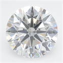 Lab Grown Diamond 3.26 Carats, Round with Excellent Cut, D Color, VVS1 Clarity and Certified by GIA