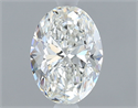 Natural Diamond 0.60 Carats, Oval with  Cut, G Color, SI1 Clarity and Certified by GIA