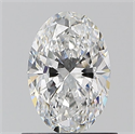 Natural Diamond 0.74 Carats, Oval with  Cut, E Color, VVS1 Clarity and Certified by GIA