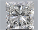 Natural Diamond 1.50 Carats, Princess with  Cut, G Color, VS2 Clarity and Certified by GIA