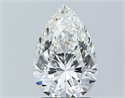Natural Diamond 2.01 Carats, Pear with  Cut, G Color, SI2 Clarity and Certified by GIA