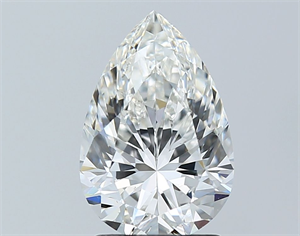 Picture of Natural Diamond 2.01 Carats, Pear with  Cut, G Color, SI2 Clarity and Certified by GIA