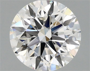 Picture of Lab Grown Diamond 1.49 Carats, Round with Ideal Cut, F Color, VS1 Clarity and Certified by IGI