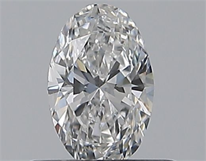 Picture of Natural Diamond 0.41 Carats, Oval with  Cut, E Color, VS2 Clarity and Certified by GIA