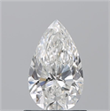 Natural Diamond 0.89 Carats, Pear with  Cut, G Color, SI1 Clarity and Certified by GIA