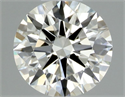 Diamante Natural 0.43 quilates, Redondo , Color I, claridad VVS2 y certificado GIA