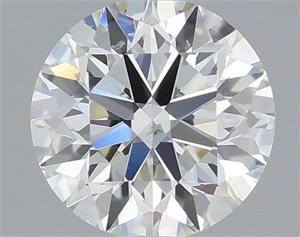 Picture of Natural Diamond 0.40 Carats, Round with Excellent Cut, H Color, SI1 Clarity and Certified by IGI