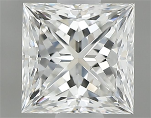 Foto Diamante Natural 0.60 quilates, Princesa , Color G, claridad VS2 y certificado GIA de