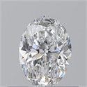 Diamante Natural 0.50 quilates, Ovalado , Color D, claridad VS1 y certificado GIA