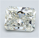 Diamante Natural 5.01 quilates, Radiante , Color K, claridad VS1 y certificado GIA