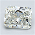 Natural Diamond 5.01 Carats, Radiant with  Cut, K Color, VS1 Clarity and Certified by GIA