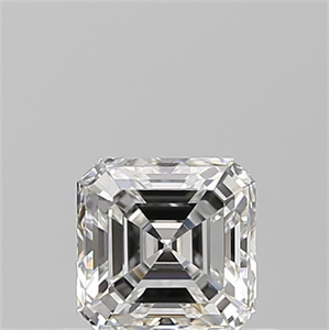 Foto Diamante Natural 0.70 quilates, Asscher , Color F, claridad VS1 y certificado GIA de