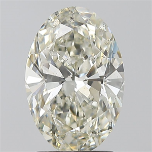 Picture of Natural Diamond 2.00 Carats, Oval with  Cut, K Color, SI2 Clarity and Certified by GIA