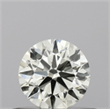 Natural Diamond 0.40 Carats, Round with Excellent Cut, L Color, VS2 Clarity and Certified by IGI
