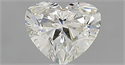Natural Diamond 0.52 Carats, Heart with  Cut, K Color, VVS1 Clarity and Certified by GIA