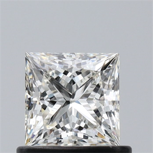 Picture of Natural Diamond 0.72 Carats, Princess with  Cut, I Color, VS1 Clarity and Certified by GIA