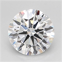 Lab Grown Diamond 1.90 Carats, Round with Ideal Cut, D Color, VVS2 Clarity and Certified by IGI
