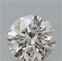 Natural Diamond 0.43 Carats, Round with Excellent Cut, I Color, VVS1 Clarity and Certified by IGI