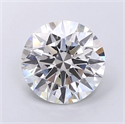 Lab Grown Diamond 3.58 Carats, Round with Ideal Cut, D Color, VVS1 Clarity and Certified by IGI