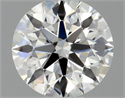 Diamante Natural 0.53 quilates, Redondo , Color H, claridad VS2 y certificado GIA