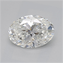 Natural Diamond 1.30 Carats, Oval with  Cut, G Color, VS1 Clarity and Certified by GIA