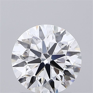 Picture of Lab Grown Diamond 1.52 Carats, Round with Ideal Cut, D Color, VS1 Clarity and Certified by IGI