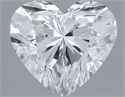 Natural Diamond 0.37 Carats, Heart with  Cut, D Color, VS1 Clarity and Certified by GIA