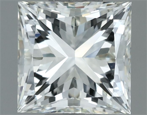 Picture of Natural Diamond 1.00 Carats, Princess with  Cut, I Color, VS1 Clarity and Certified by IGI
