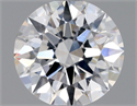 Natural Diamond 0.55 Carats, Round with Excellent Cut, D Color, SI1 Clarity and Certified by GIA