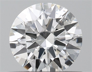 Picture of Natural Diamond 0.46 Carats, Round with Excellent Cut, F Color, SI1 Clarity and Certified by GIA