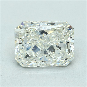 Picture of Natural Diamond 3.06 Carats, Radiant with  Cut, J Color, IF Clarity and Certified by GIA