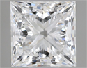 Diamante Natural 0.53 quilates, Princesa , Color F, claridad VS2 y certificado GIA