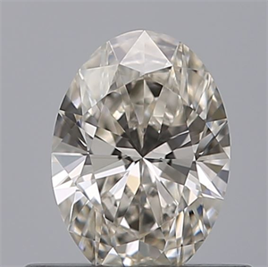 Foto Diamante Natural 0.42 quilates, Ovalado , Color I, claridad VVS1 y certificado GIA de