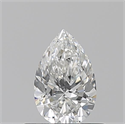 Natural Diamond 0.50 Carats, Pear with  Cut, F Color, VS1 Clarity and Certified by GIA