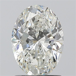 Foto Diamante Natural 1.20 quilates, Ovalado , Color H, claridad SI2 y certificado GIA de