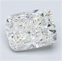 Natural Diamond 3.02 Carats, Cushion with  Cut, I Color, SI1 Clarity and Certified by GIA