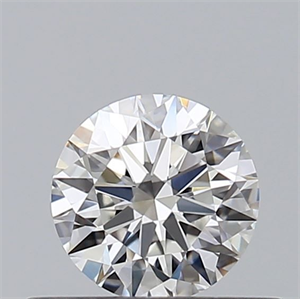 Picture of Natural Diamond 0.40 Carats, Round with Excellent Cut, F Color, VVS1 Clarity and Certified by GIA
