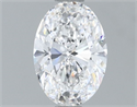 Natural Diamond 0.80 Carats, Oval with  Cut, E Color, VS2 Clarity and Certified by GIA